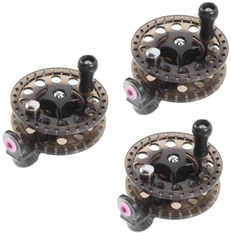 Supvox 3 Stück Angelruten Rad Karpfenrolle Outdoor Angelbedarf Elektrische Schwimmerausrüstung Tackle Spulenrollen Bogen Angelrollen Kits Feeder Netz Outdoor Angelrolle