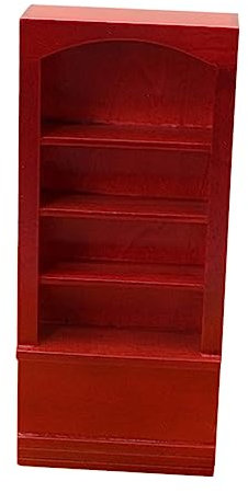 TOYANDONA Libreria Giocattolo in Miniatura in Legno Mini Libreria in Scala 112 Arredamento Per La Casa Per Bambini Bellissimo Oggetto Di Simulazione