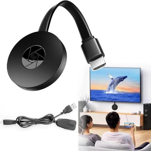 BAAQII G2 1080P HD WiFi HDMI Media Video Streamer Adaptateur sans fil TV Streaming Device G2 Miroir Écran pour TV et projecteur