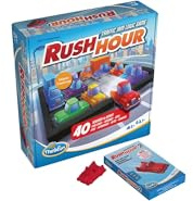 Ravensburger ThinkFun Rush Hour 76613 - Gioco di pensiero con espansione, Traffic Jam Logic Game, dai 8 anni in su, 1 giocatore, 40 carte compito