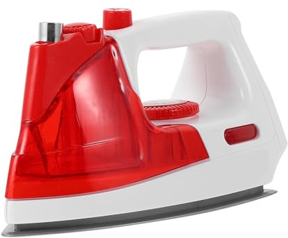 Mikikit Fer à Repasser Électrique Éducatif Factice pour Garçon et Filles, 1 Pièce, Plastique Sécurisé, Simulation Réaliste, Jeu de Rôle pour Maison de Poupée, Présent Style Aléatoire