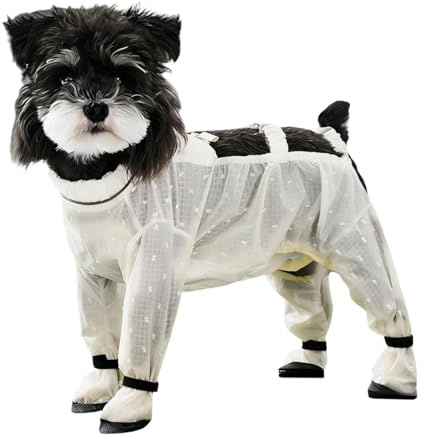 Mono Cachorro Body Elástico de Mascotas con Anilla en D y Correa Ajustable