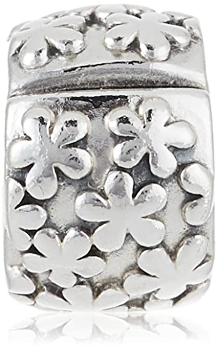 PANDORA Blumenstrauß Clip aus Oxidiertem Sterling-Silber Moments Collection