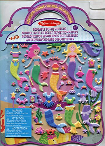 Melissa & Doug Wiederverwendbare Gummisticker - Meerjungfrau