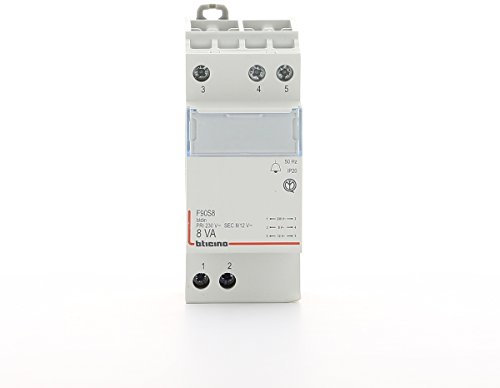 BTicino F810N/10 Interruttore Automatico, 2 Moduli, 1P+N 4.5 kA, 10 A