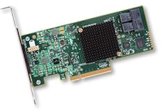 BROADCOM SAS 9300-8i SGL mini SAS nätverkskort/adapter, LSI00344
