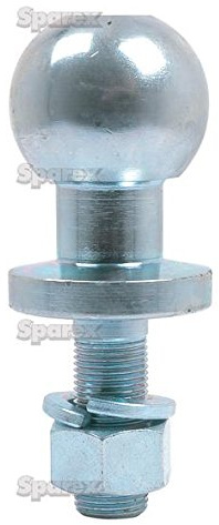 Enganche de bola bola de remolque patilla 50mm cromo Universal Quad ATV Heavy Duty 16mm