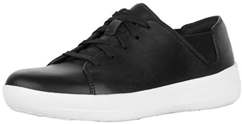 Fitflop Women's Uberknit Ballerina Closed Toe Ballet Flats, Black, 3 UK