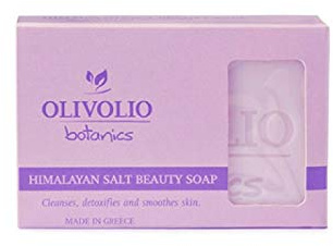 Olivolio botanics 100% Bio rosa Himalaya-Salz Handseife ohne Mineralöl und Parabene - 100 g