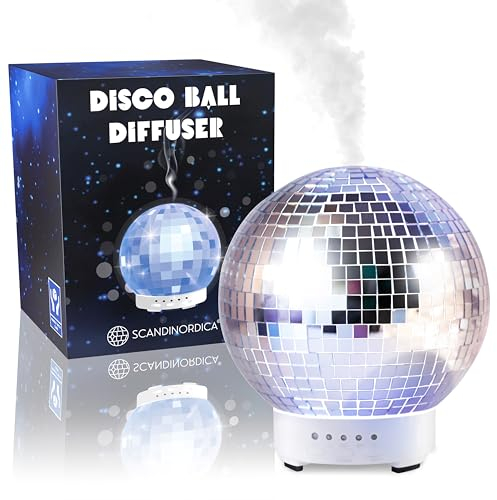 Diffusore a Sfera Rotante - Diffusore di oli essenziali in aromaterapia per casa, ufficio, Adorabile decorazione a palla da discoteca, Disco Ball Diffuser | Diffusore