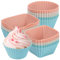 24 Stück Silikon Muffinförmchen Cupcake Förmchen Wiederverwendbare Muffinform Backformen, Drei Modelle, Muffinformen BPA frei Cupcakeförmchen für Kuchen, Eincreme und Puddi (Pink)