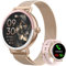 Smartwatch Donne, 1.27 HD Orologio Digitale Fitness Tracker Watch con Chiamate 120 Sports Cardiofrequenzimetro, SpO2 Sonno Ciclo Mestruale, Smart Watch Impermeabile Smart Watch per Android iOS, Rosa