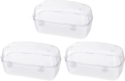 Hperu Estuche para máscara Facial de Buceo, Caja para máscara, Estuche para Snorkel de Buceo a Prueba de Polvo, Gafas de natación para Adultos y niños, 3 uds., Accesorios Simming