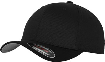Original Flexfit Cap, black (Größe Youth), Schirmunterseite silbergrau