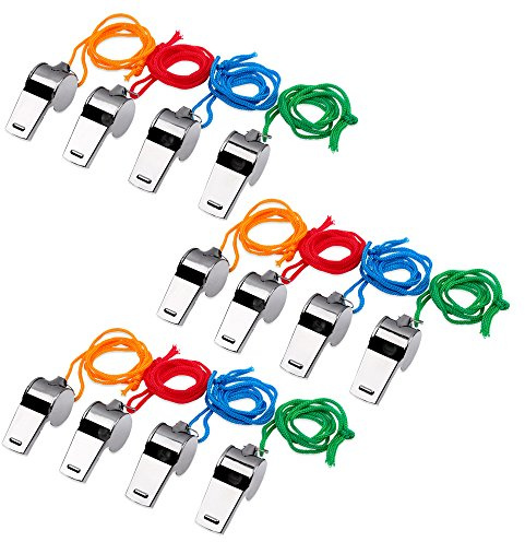 Schramm® 12 pièces sifflet en métal sifflet de Football sifflet d'arbitre sifflet sifflet sifflet 12 pièces