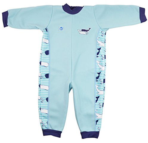 Splash About La Combinaison de Natation ‘Warm in One’ pour Les bébés, Vintage Moby 12-24 Mois