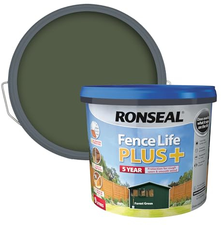 Ronseal Fence Life Plus Forest Green 9L