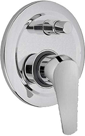 Huber mezclador monomando bañera/ducha cromado integrado Serie Keno ke000214