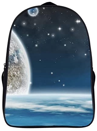 Fashion Schultasche Planet Rucksäcke für die Schule Kinderrucksack Student Schultasche Unisex (40x28x16cm) 3D coole Schultasche