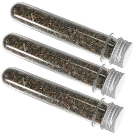 VANZACK 3pcs Catnip Bulk Cat Toys Catnip for Kitten Cat Dental Care Plaque off Portable Bottle