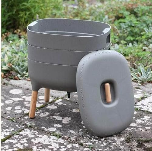 Wiggly Wigglers Worm Composter Indoor Outdoor 20 Litre Worms Composting Bins | Vermicomposting | Worm Farm | Wormery Castings (Stone unit only)