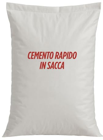 Sacca Cemento Rapido Pronto All Uso 1 Kg & 5 Kg - Presa Rapida, Alta Resistenza, Pronto all’Uso e Asciugatura Veloce – Perfetto per Fissaggi e Riparazioni Domestiche Fai da Te (Cemento, 5KG)