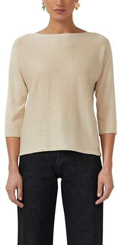 s.Oliver Black Label 2175934 Maglione a Maglia fine, Maniche a 3/4, 0406, 44 Donna