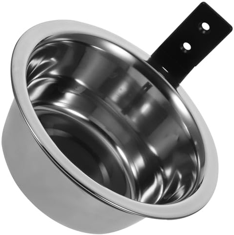jojofuny Gamelles Surélevées pour Chiens de Taille Moyenne en Acier Inoxydable Fixation Murale Bol d'eau et Nourriture Multifonction pour Animaux Domestiques