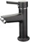 ATCO® Kaltwasser Armatur NINO Waschtischarmatur Kaltwasserarmatur Ventil Standventil Kaltwasserhahn Wasserhahn Waschtisch Waschbecken Einhebel Bad Gäste-WC Garten Camping schwarz