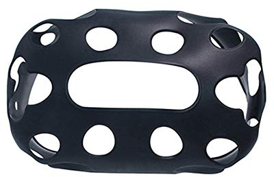 Zhuhaixmy VR Silikonhülle Schutzhülle Anti-Schweiß Anti-Rutsch Kratzschutz Virtual Reality Brille Headset Helm für HTC Vive Pro Headset (Schwarz)