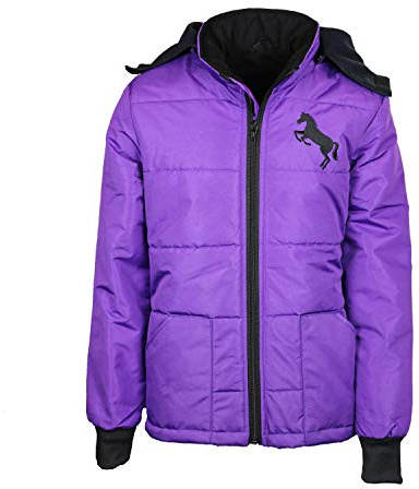 MS-Trachten Kinder Winter/Übergangs Reitjacke Pia lila gefüttert (122/128)
