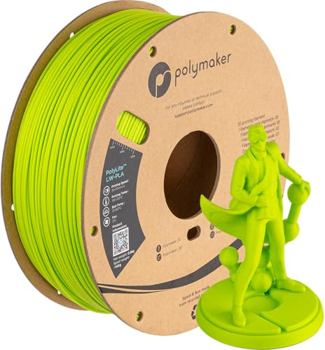 Polymaker PolyLite LW-PLA - 1.75mm - 800g - Grün