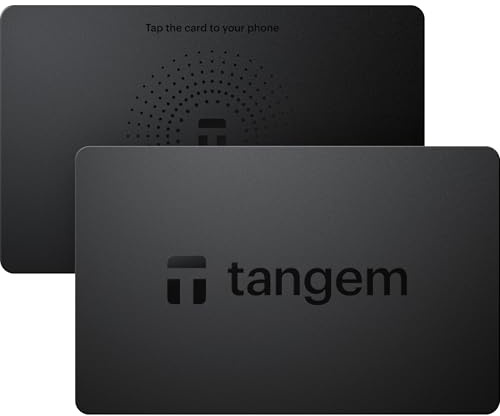 TANGEM Wallet Pack of 2 - Secure Crypto Wallet - Trusted Cold Storage for Bitcoin, Ethereum, NFT's & More Coins - 25 Years Warranty