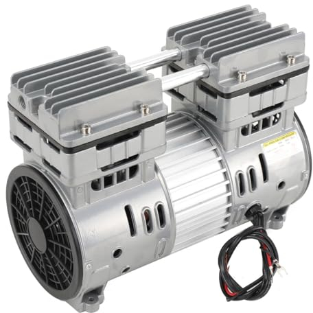 MECUTP Kompressor Ölfrei | Tragbarer Luftkompressor, 750W Druckluft Kompressor 8 Bar Arbeitsdruck, 145L/Min Kompresor Mit Kühlgebläse, Aluminium Kompressoren - Flüsterkompressor 69db