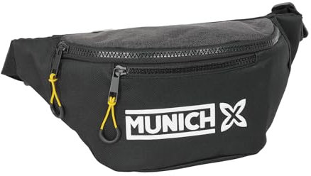 SAFTA Munich Topo - Riñonera con Bolsillo Exterior, Ideal para Jóvenes y Niños de Diferentes Edades, Cómoda y Versátil, Calidad y Resistencia, 23x9x12 cm