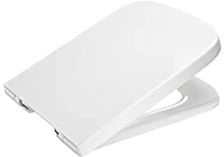 Roca Dama - Tapa y asiento de Supralit para inodoro, tapadera de WC original con ajuste perfecto, recambio de tapa de váter resistente, blanco, A801780004