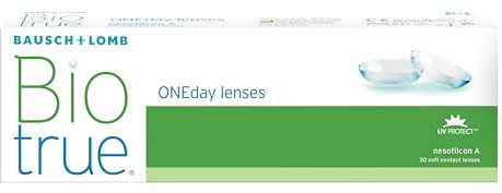 Biotrue ONEday Lenti a Contatto Giornaliere Correttive, 30 Lenti, BC 8.6 mm, DIA 14.2 mm, -2.5 Diopt
