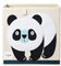3 Sprouts, Aufbewahrungsbox Kinder mit Deckel, Spielzeugbox für Kallax Regale, Box zur Spielzeugaufbewahrung, Kinder Aufbewahrungsbox Kinderzimmer, Aufbewahrungsboxen für Spielzeug - Panda
