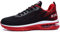 M MAGPER Air Laufschuhe Herren Sportschuhe mit Dämpfung Turnschuhe Leicht Atmungsaktiv Tennis Jogging Walking Sneakers - Schwarz Rot - 46EU