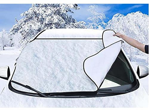 CARALL Telo Parabrezza Antighiaccio, Protezione Copri Parabrezza Auto per Inverno e Estate, Copertura Antigelo e Parasole per Auto (200X70cm)