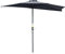 Outsunny Sonnenschirm halbrund, zur Wandmontage, mit Kurbelöffnung, aus Polyester und Metall, 2,7 x 2,4 m, Grau