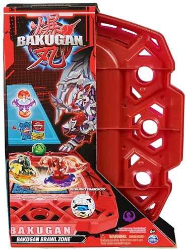 BAKUGAN Conjunto de Juego Compacto Brawl Zone con Special Attack Dragonoid, Figura de acción Personalizable, Cartas de Intercambio, Juguetes para niños y niñas a Partir de 6 años