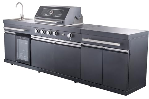 Buschbeck Outdoorküche 'Kingrange', schwarz