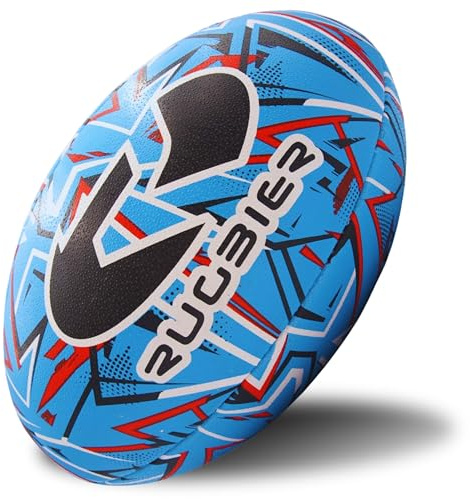 RUGBIER – T5 Match professionell Rugbyboll – High-End - Tävling och träning - Herrkategorier och Senior Team – Thunder Blue
