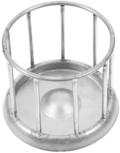 EPIGEIST Comedero Plata para Función Inoxidable Agua y para Almacenar Evitar Acero Derrames de Tortugas Lagartos Adecuado para Hogar y Tienda de Mascotas
