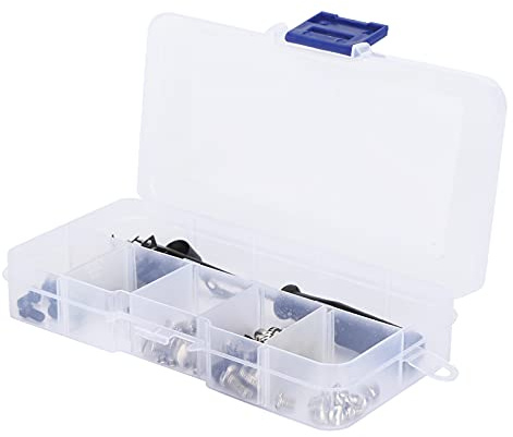 Riuulity Kit Completo di Viti per Macchina da Cucire con Varie Viti e Accessori per Macchine da Cucire Industriali, Include Scatola di Immagazzinaggio, Ideale per la Manutenzione e la Riparazione