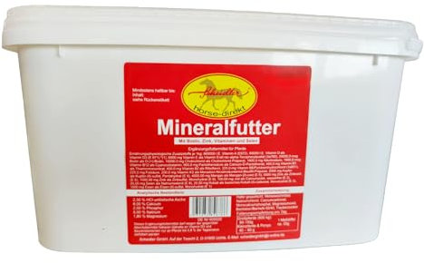 Scheidler horse-direkt Mineralfutter für Pferde - Ergänzungsfuttermittel - im 4 kg Eimer - inkl. Messlöffel zur täglichen optimalen Versorgung mit Mineralien und Vitaminen