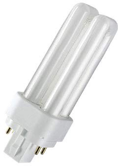 Osram Dulux D/E 4-pin energy-saving bulb, 18 W / 840 G24Q-2 (4-pin), cool white, 4000 K, 146 mm, pack of 10