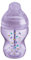 Tommee Tippee Advanced Anti-Colic Baby Bottle Super Soft Teat 0+ Months 260ml Pink with Decorations