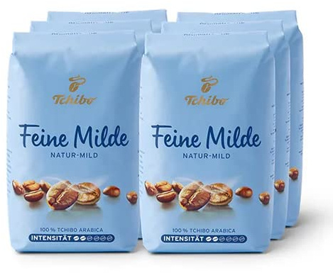Tchibo - Feine Milde Bohnen - 6x 500 g